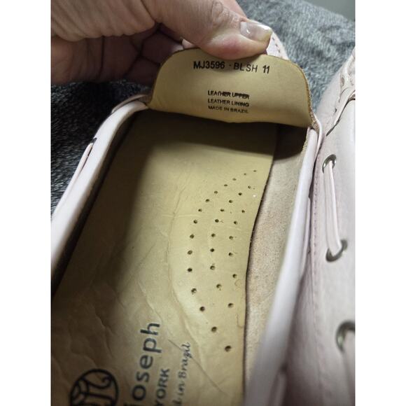 Marc Joseph New York Blush Pink Flats Size 11 With Bow Detail - Picture 4 of 8